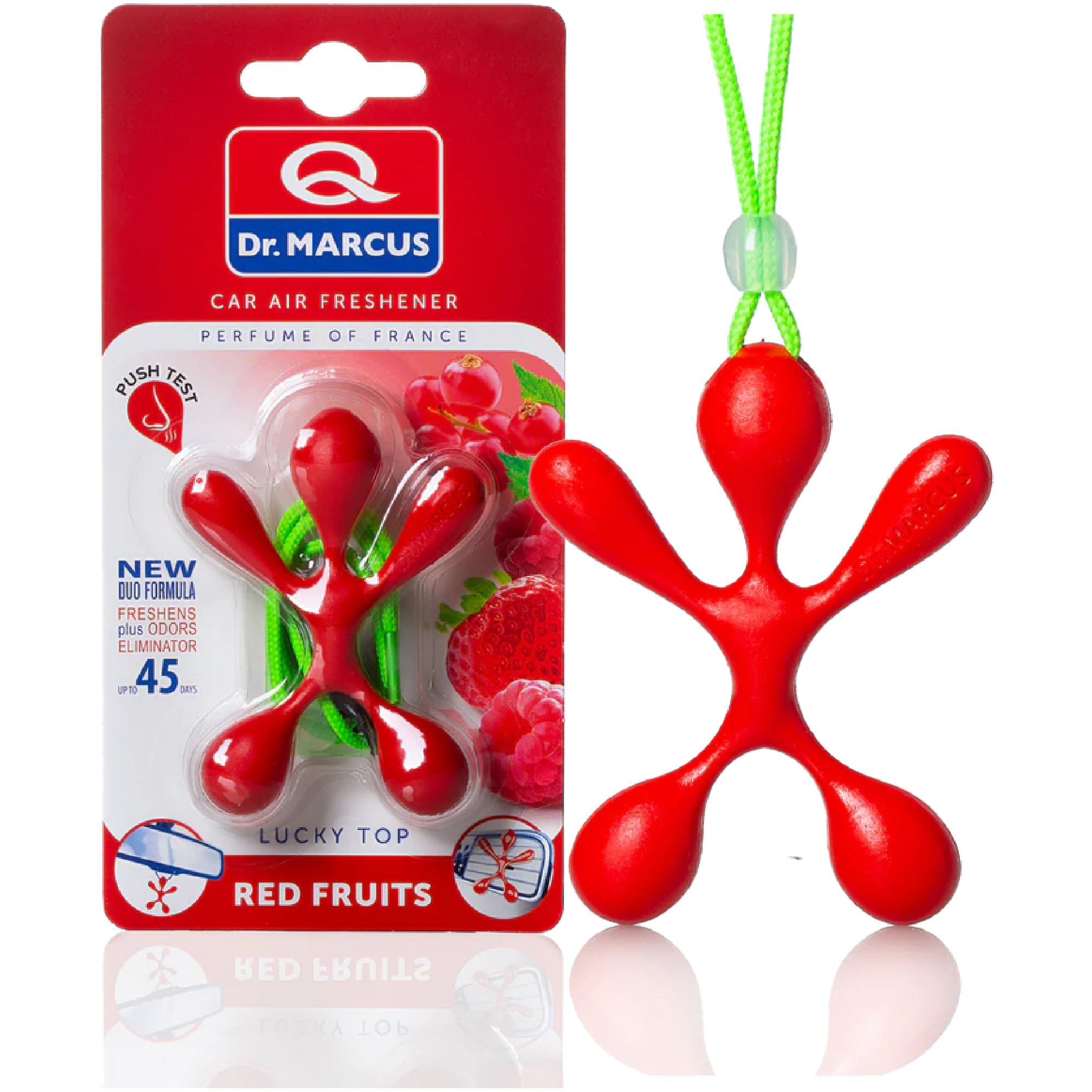 Dr. Marcus Lucky Top Red Fruits zapach do samochodu - Art Shine
