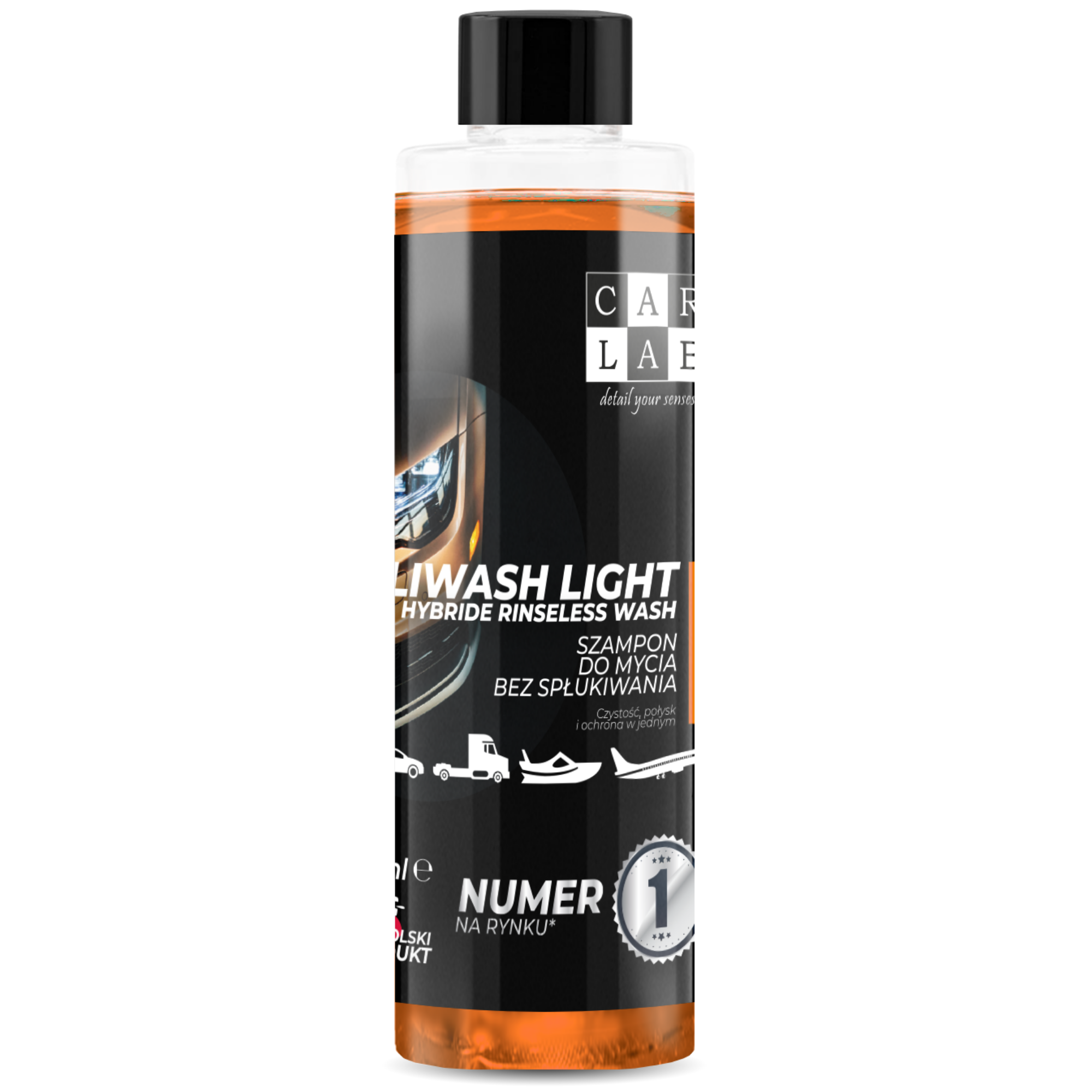 CARLAB Poliwash Light szampon samochodowy bez spłukiwania 200ml