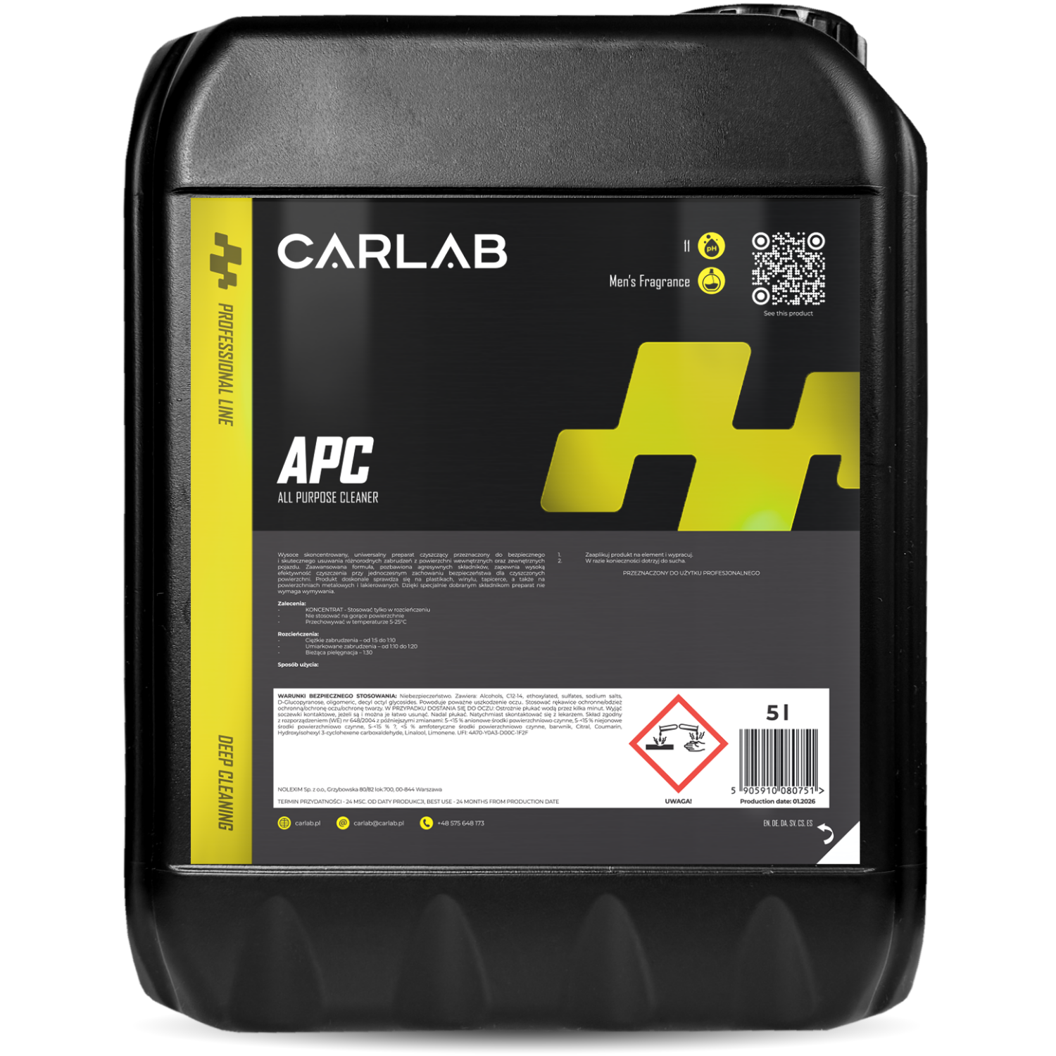 CARLAB PRO APC uniwersalny środek czyszczący 5L