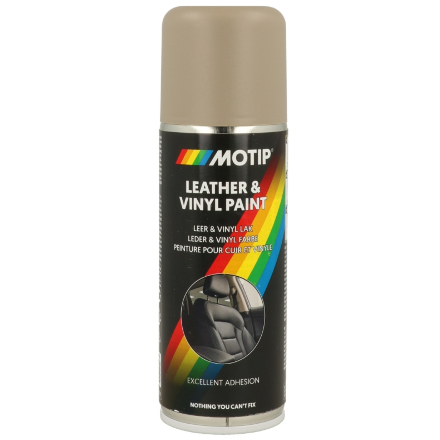 MOTIP Leather & Vinyl Paint 200 ml Beżowo-brązowa farba do skóry